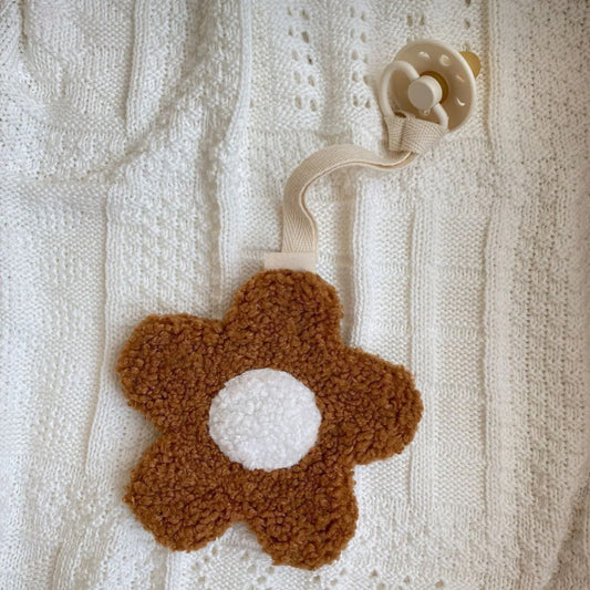 Schnullerkette Daisy Braun