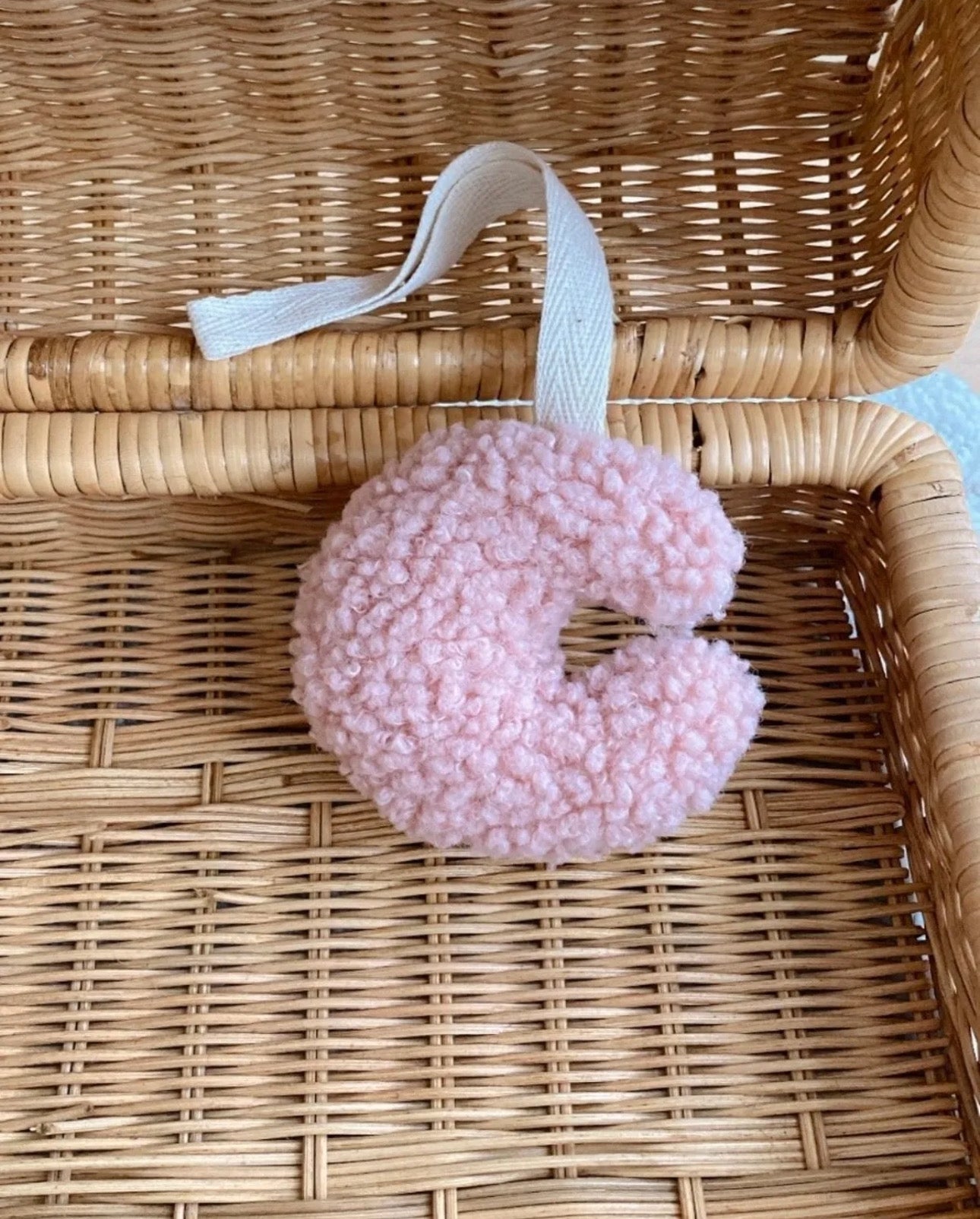 Schnullerkette Moon Rosa