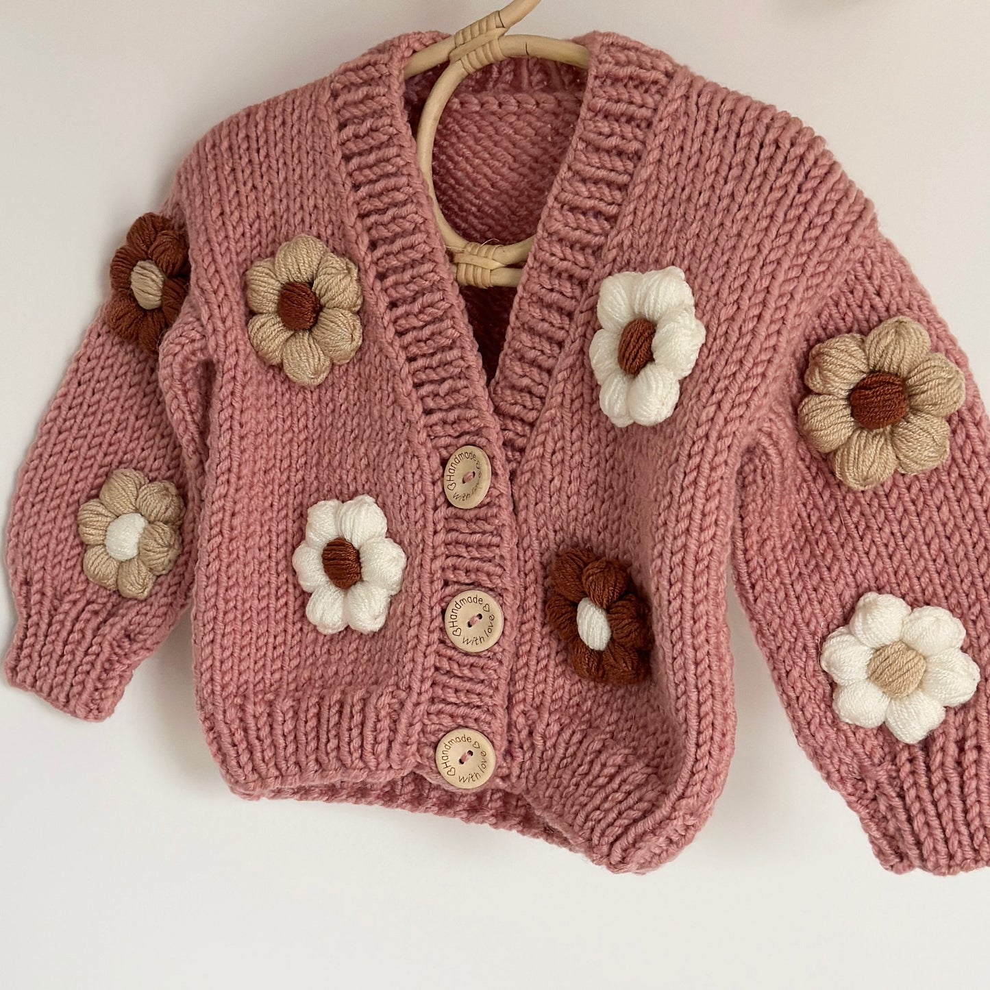 Strickjacke Flower